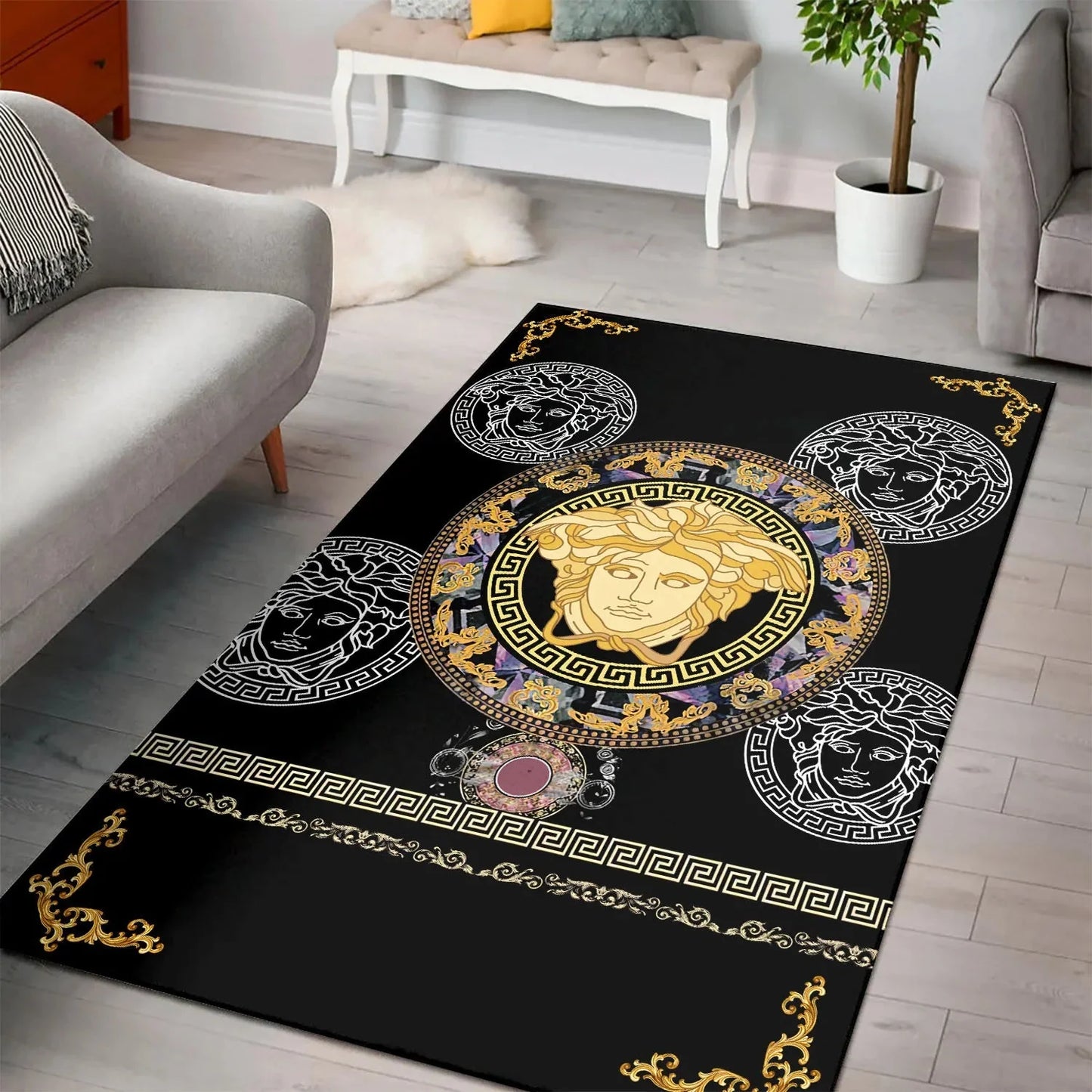 versace rug