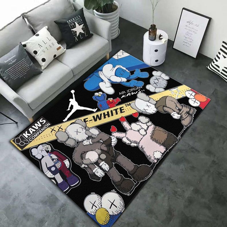 kaws rug