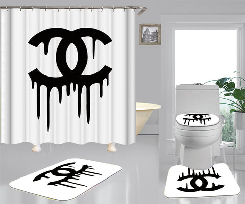 Chanel shower curtain