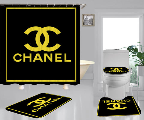 Chanel shower curtain
