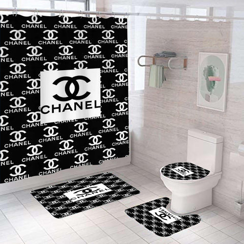 Chanel shower curtain