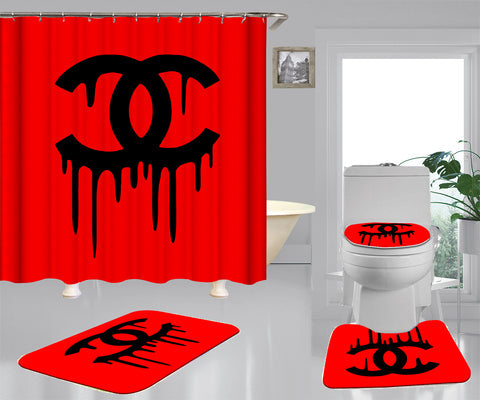 Chanel shower curtain