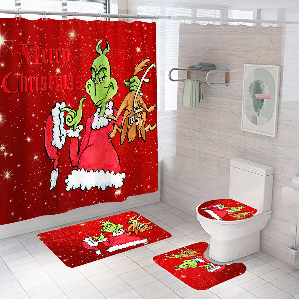 grinch bathroom set