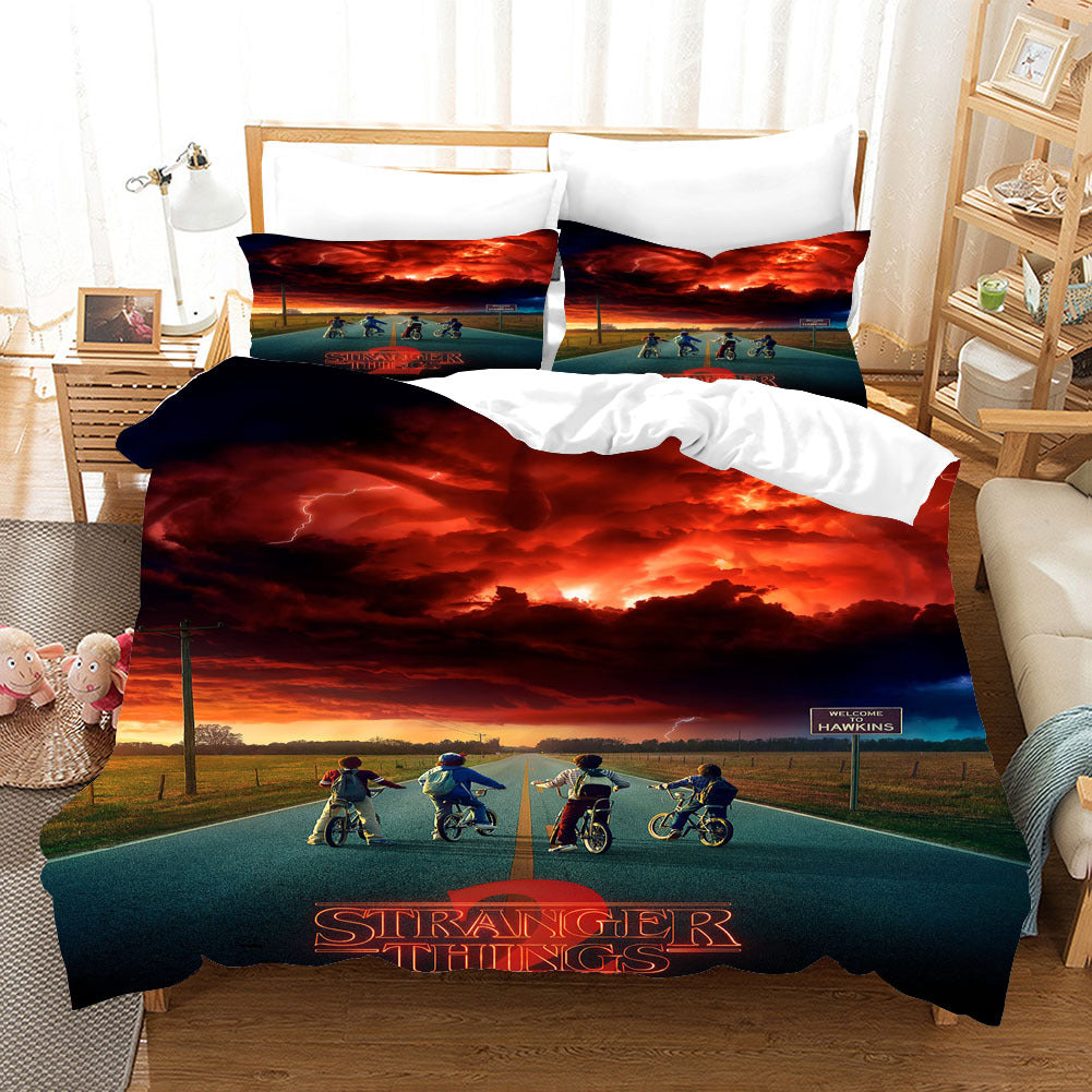 stranger things bed set