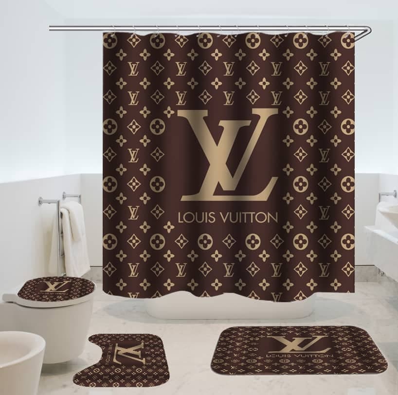louis vuitton shower curtain