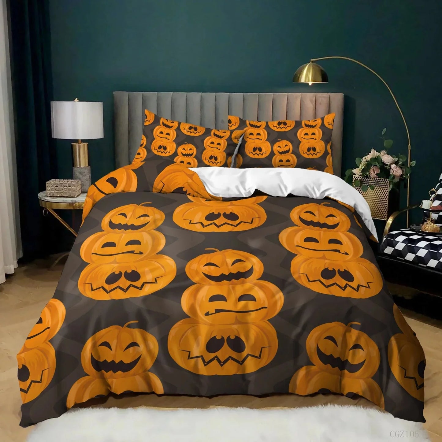 halloween bedding