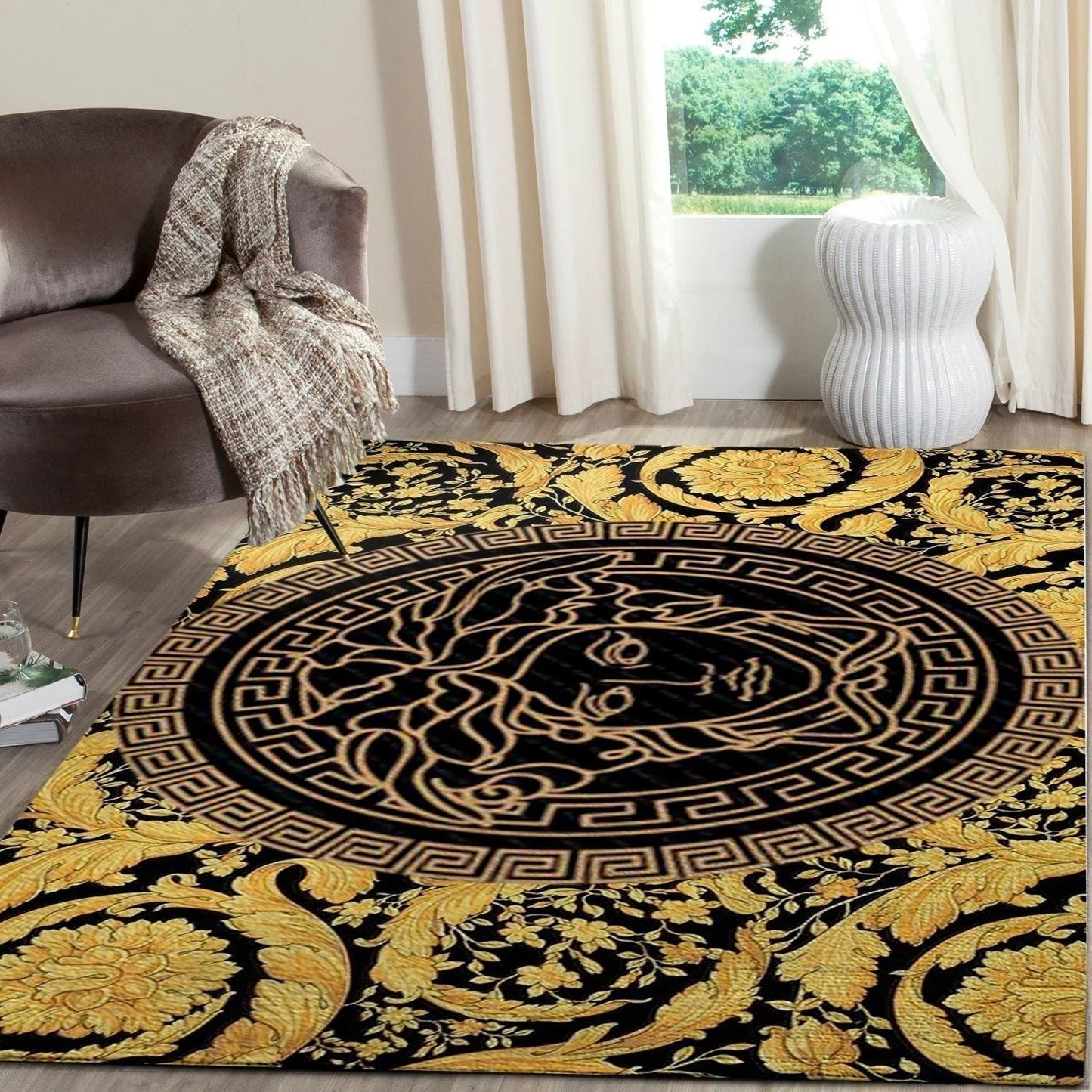 versace rug