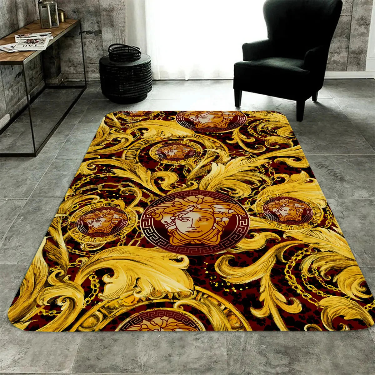 versace rug