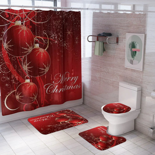 christmas shower curtains