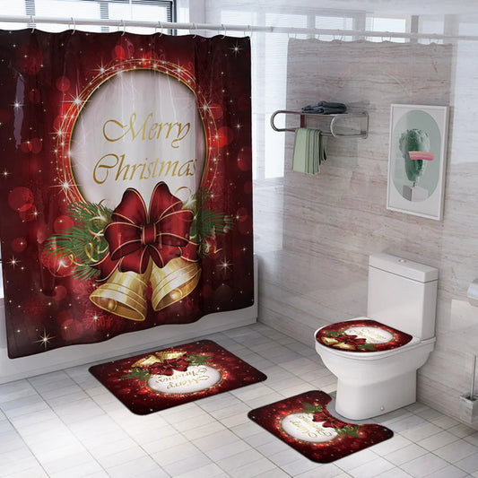 christmas shower curtains