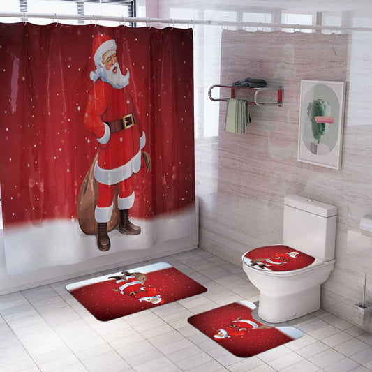 christmas shower curtains