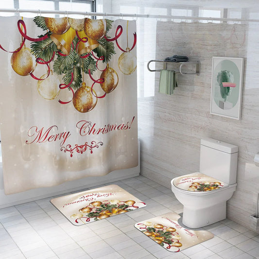 christmas shower curtains