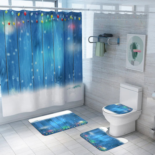 christmas shower curtains