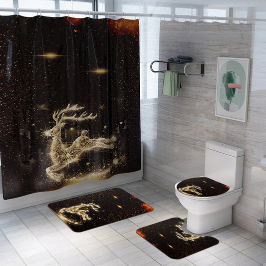 christmas shower curtains