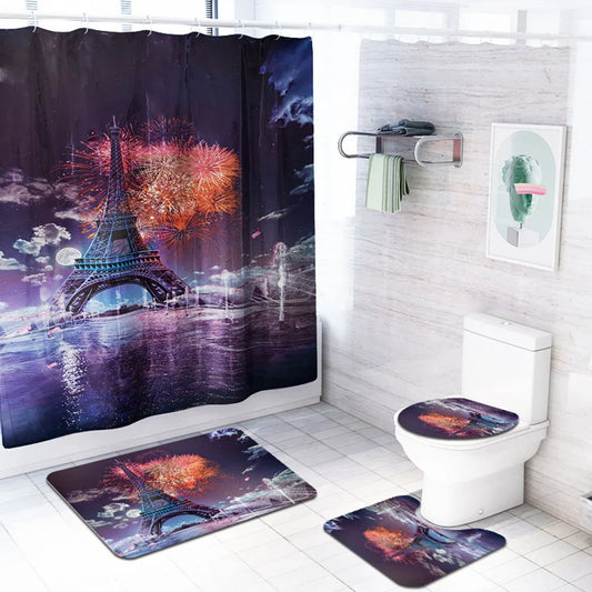christmas shower curtains