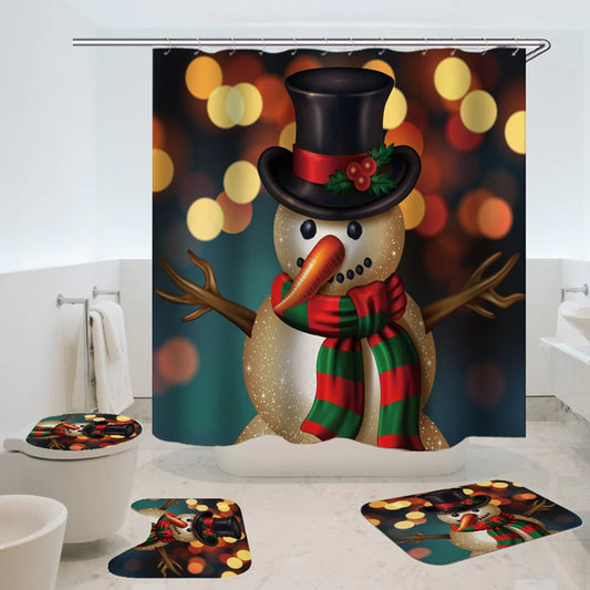 christmas shower curtains