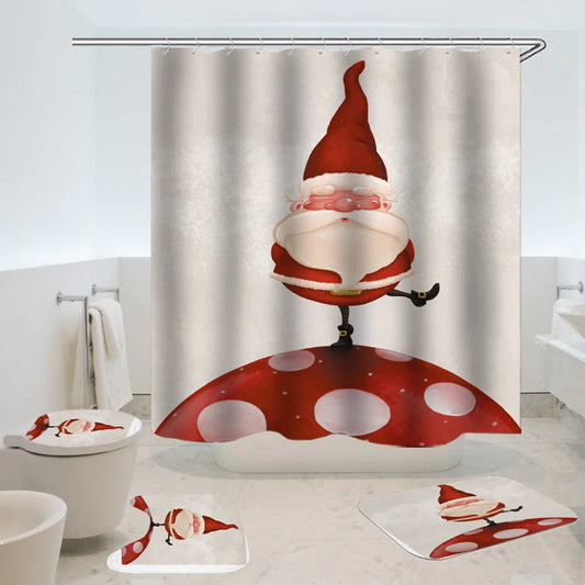 christmas shower curtains

