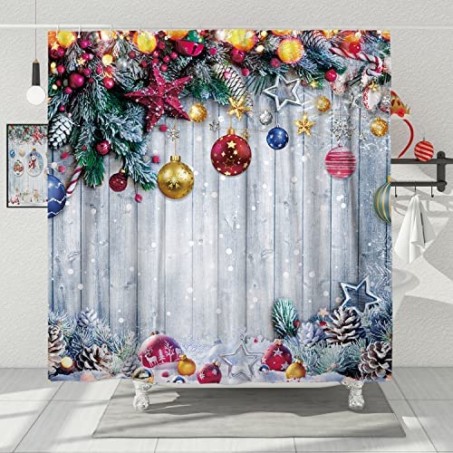 christmas shower curtains