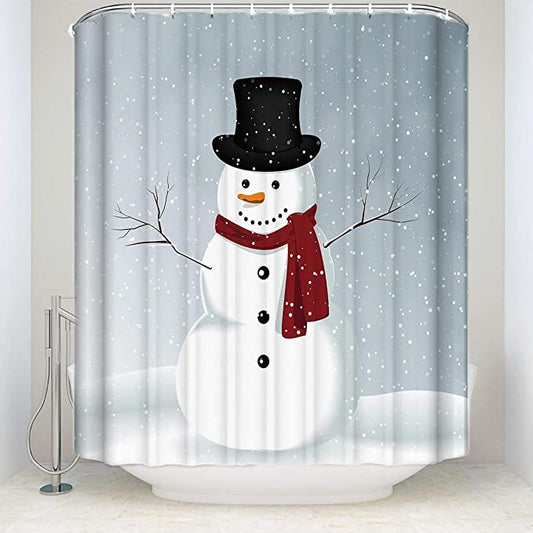 christmas shower curtains