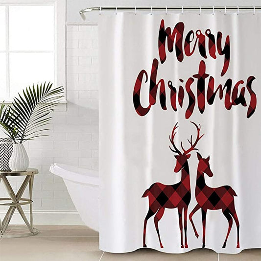 christmas shower curtains