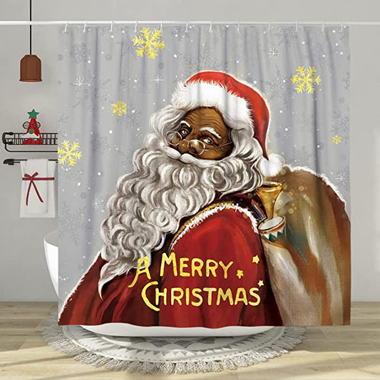 christmas shower curtains