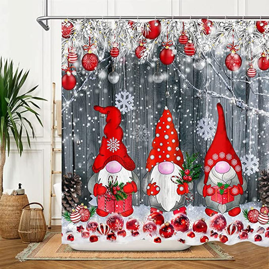 christmas shower curtains