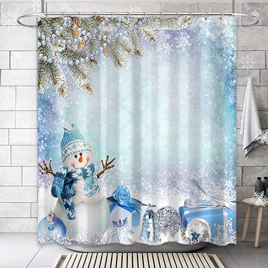 christmas shower curtains
