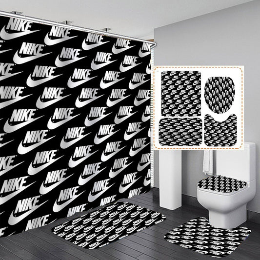 nike shower curtain