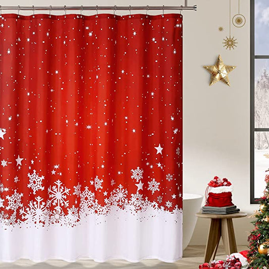 christmas shower curtains