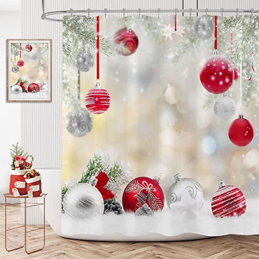 christmas shower curtains