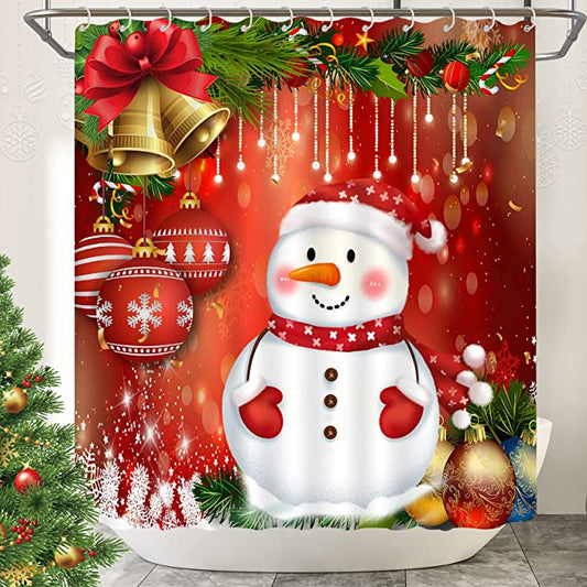 christmas shower curtains