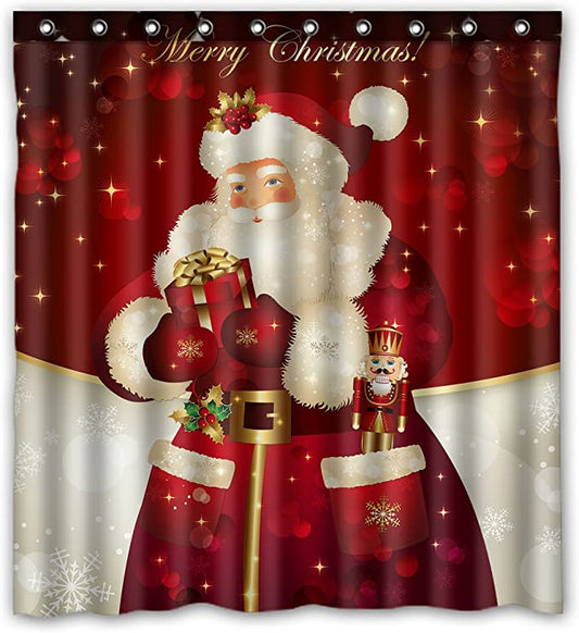 christmas shower curtains