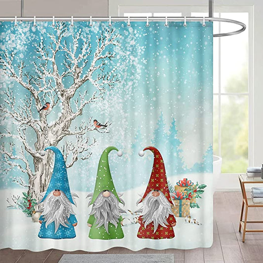 christmas shower curtains