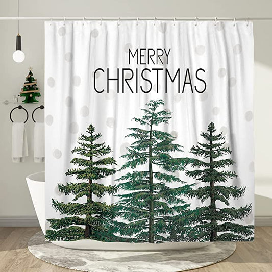 christmas shower curtains