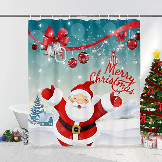 christmas shower curtains