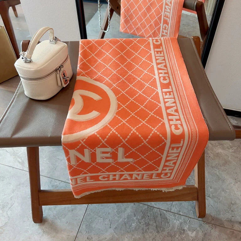 chanel scarf with colors