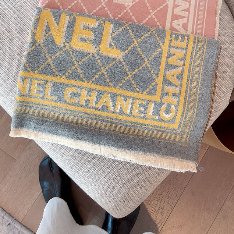chanel scarf with colors