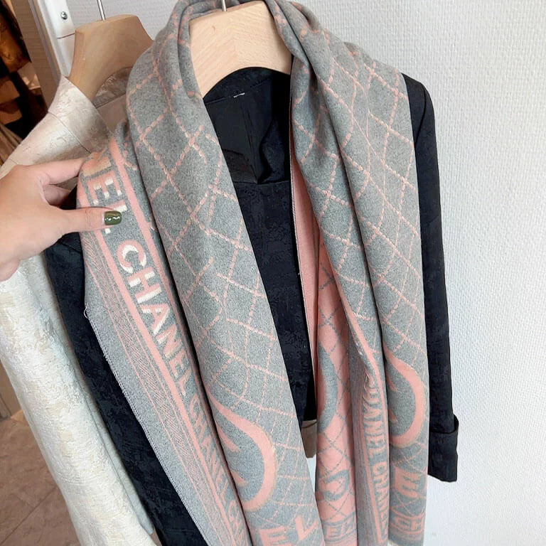 chanel scarf with colors