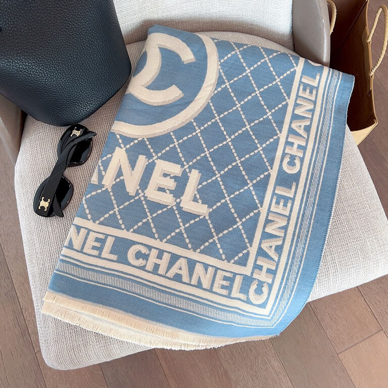 chanel scarf with colors