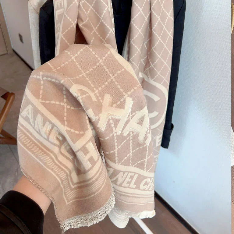 chanel scarf with colors