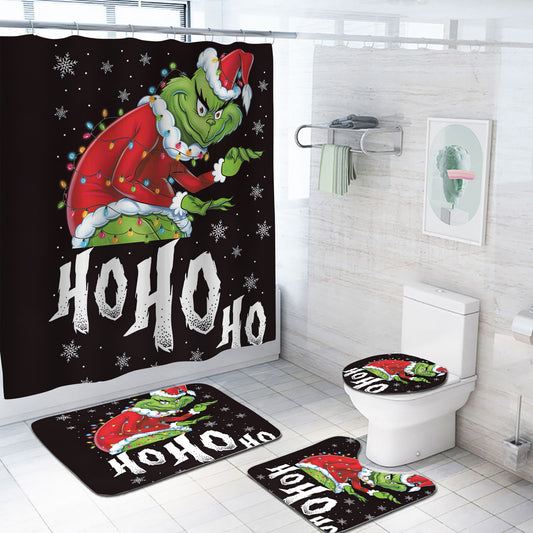 grinch bathroom set