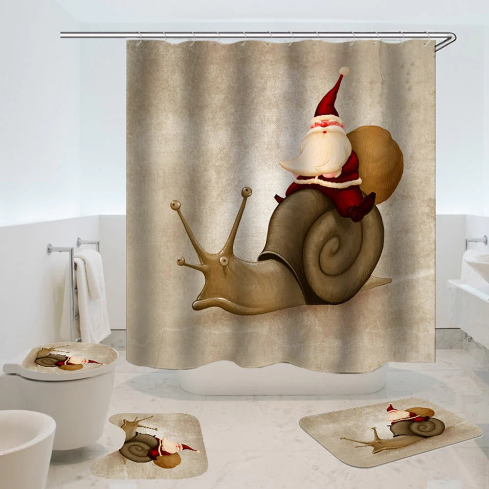 christmas shower curtains