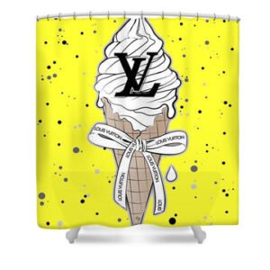 louis vuitton shower curtain