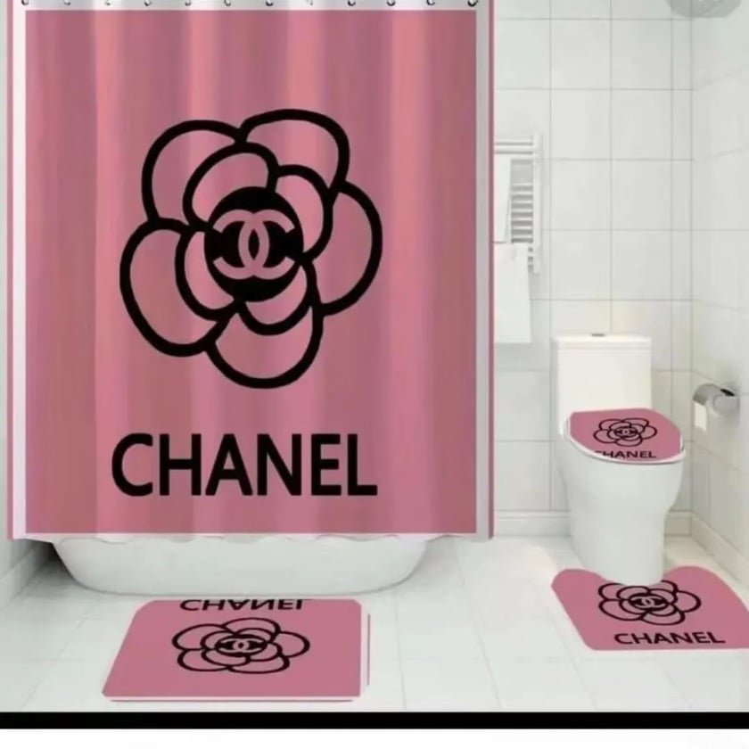 Chanel shower curtain