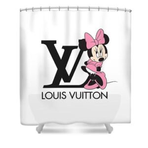 louis-Louis Vuitton Shower Curtain