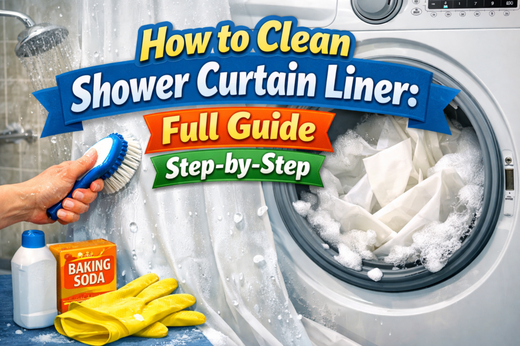 How to Clean Shower Curtain Liner: Full Guide Step-by-Step