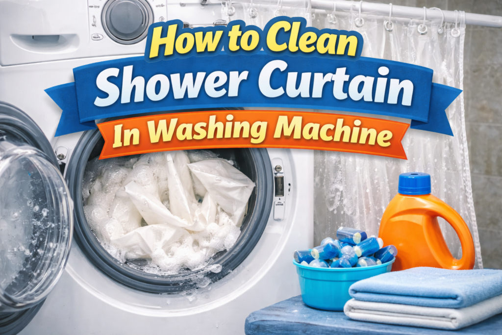 How to clean your shower curtain