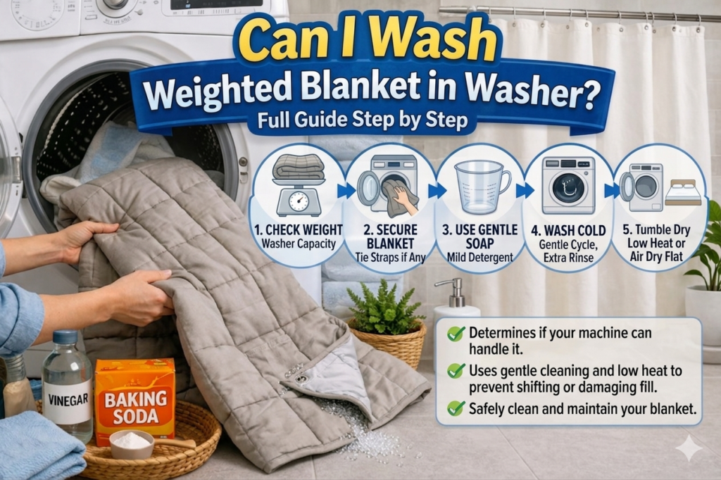 can i wash weighted blanket in washer Full guide step by step