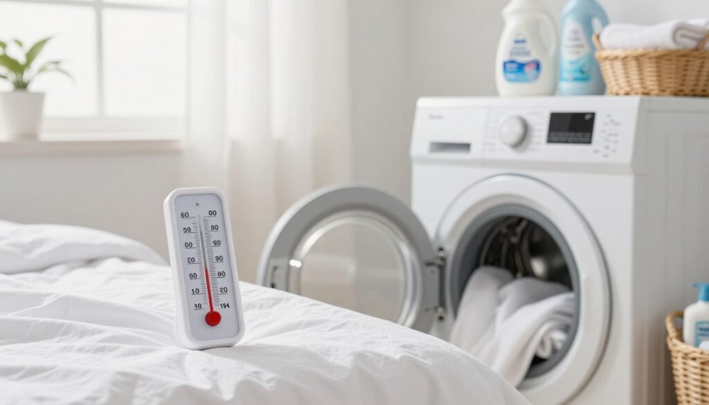 what temperature should you wash bed sheets